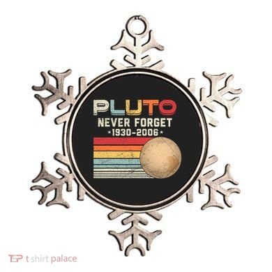 Never Forget Pluto Astronomy Space Science Retro Vintage Pluto 1930 2006 Ornament