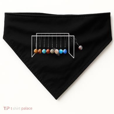 Never Forget Pluto Funny Planet Pluto USA-Made Doggie Bandana