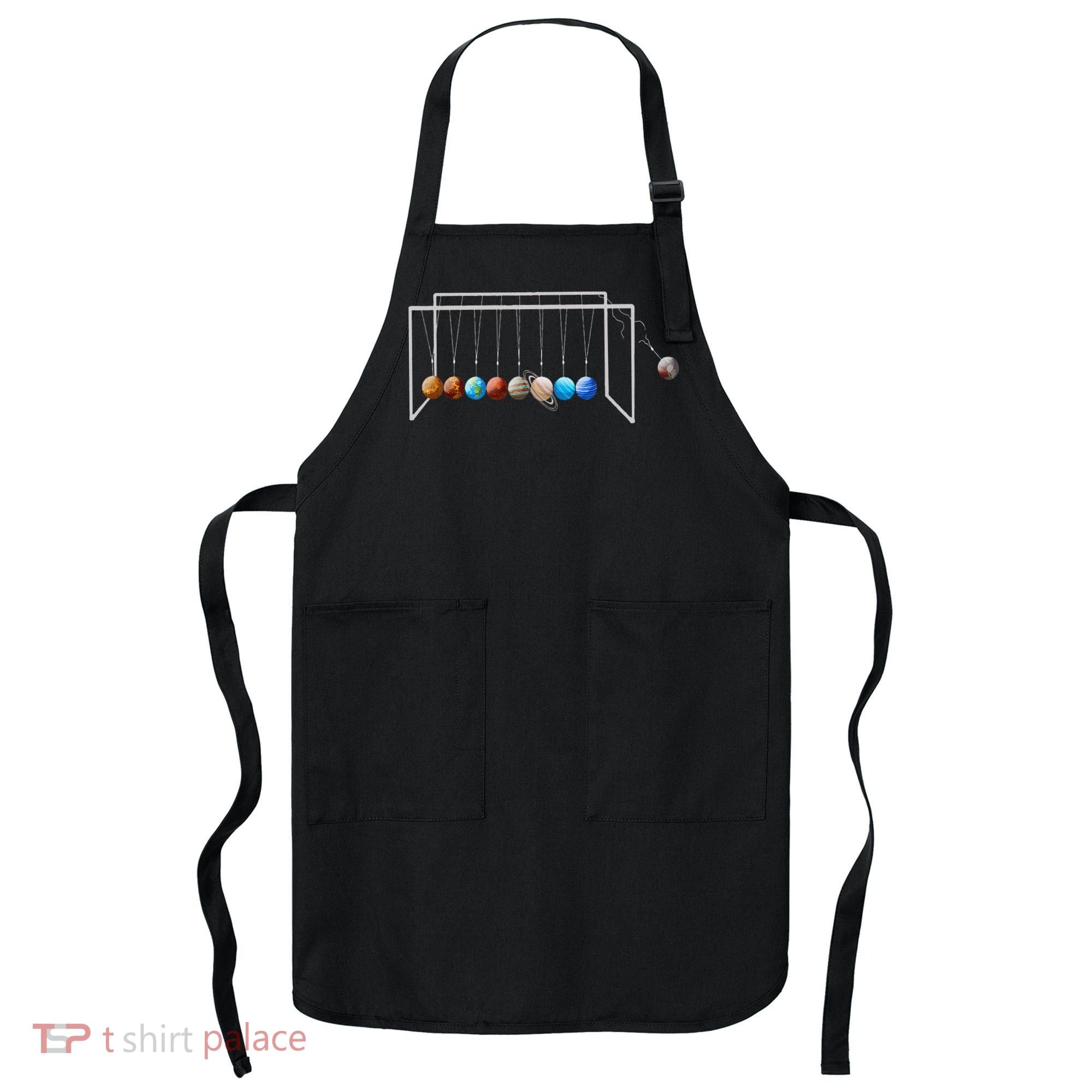 Never Forget Pluto Funny Planet Pluto Apron