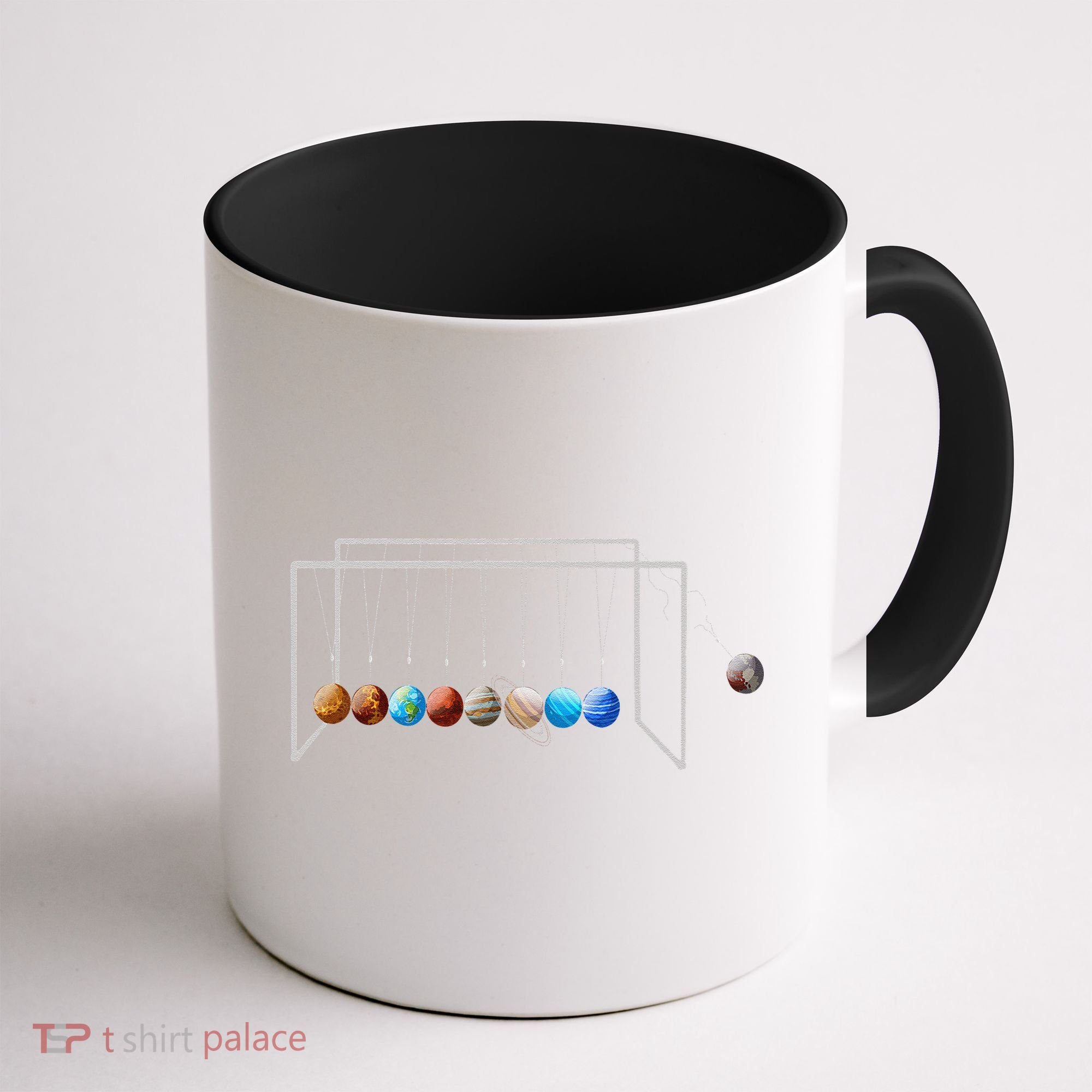 Never Forget Pluto Funny Planet Pluto Coffee Mug