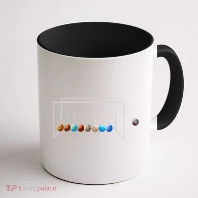 Never Forget Pluto Funny Planet Pluto Coffee Mug back