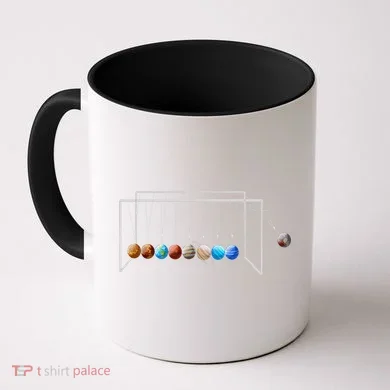 Never Forget Pluto Funny Planet Pluto Coffee Mug