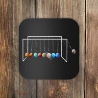 Never Forget Pluto Funny Planet Pluto Coaster thumb 0