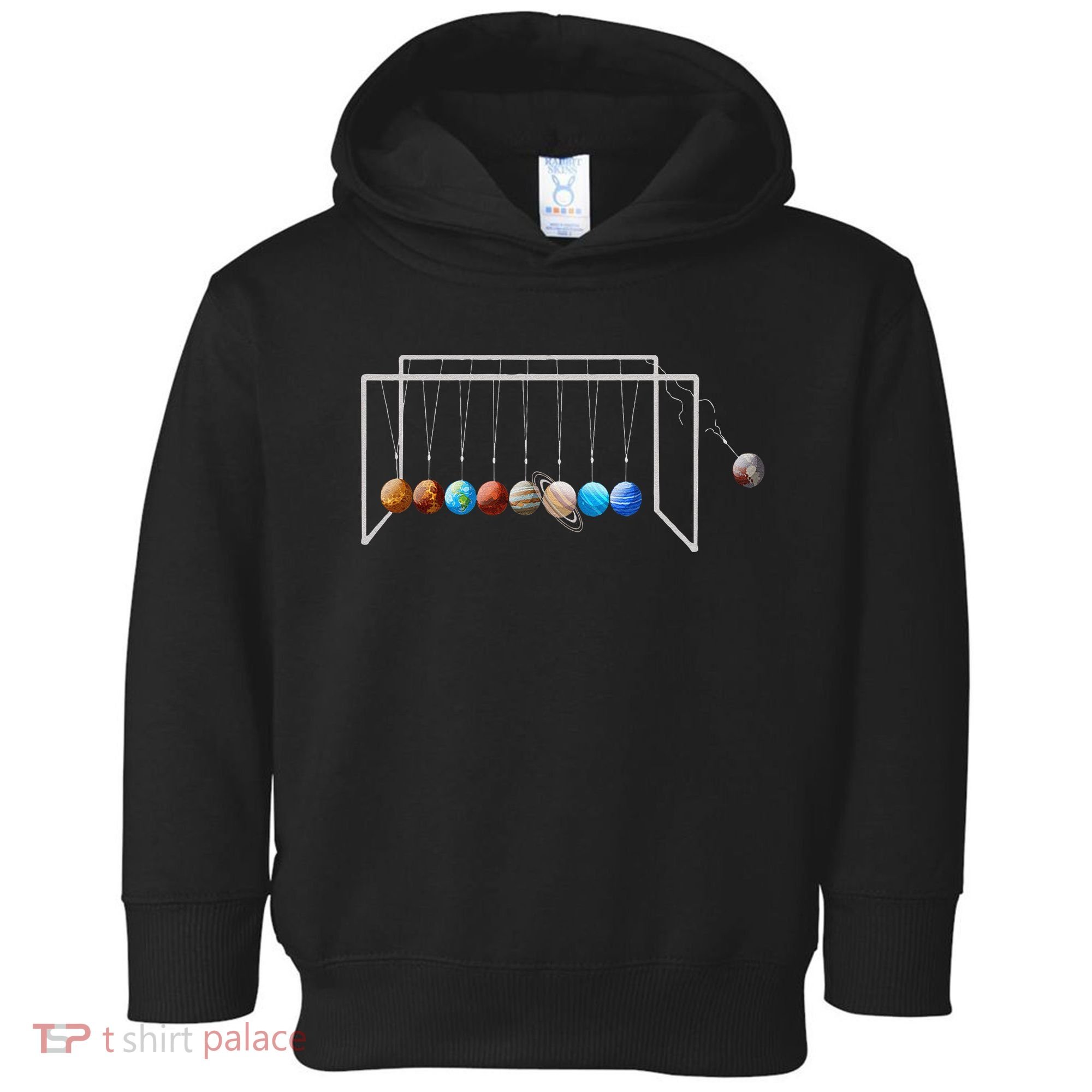 Never Forget Pluto Funny Planet Pluto Toddler Hoodie