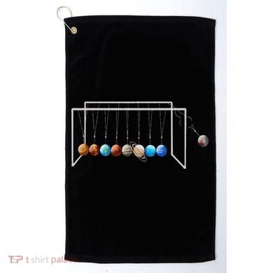 Never Forget Pluto Funny Planet Pluto Golf Towel