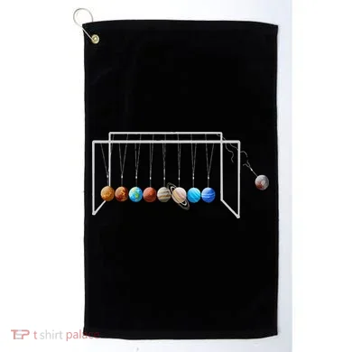 Never Forget Pluto Funny Planet Pluto Golf Towel
