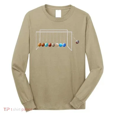 Never Forget Pluto Funny Planet Pluto Long Sleeve Shirt