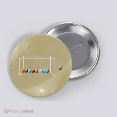 Never Forget Pluto Funny Planet Pluto Button