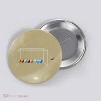 Never Forget Pluto Funny Planet Pluto Button thumb 0