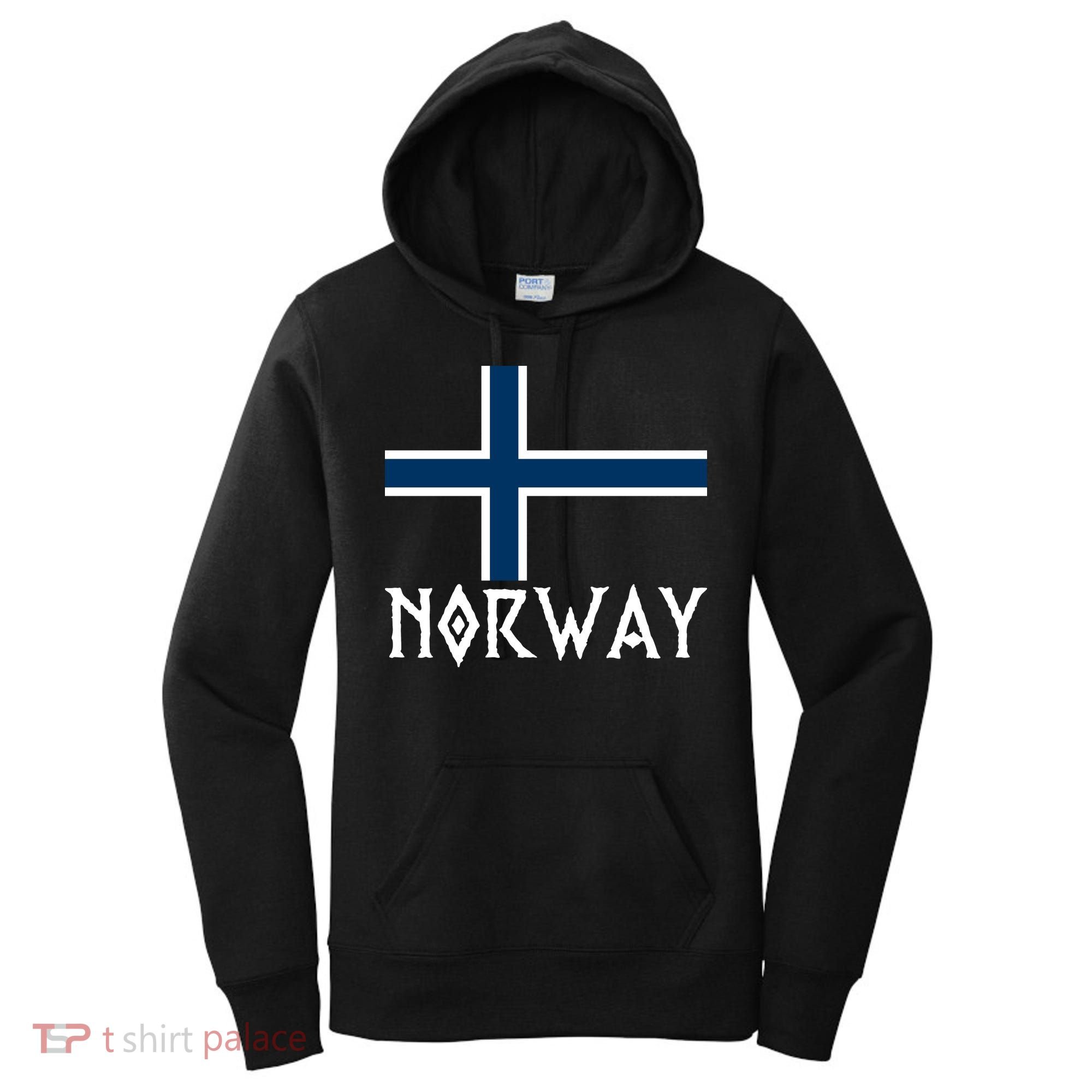 Norway Flag Proud Norwegians Soccer Fan Women's Hoodie