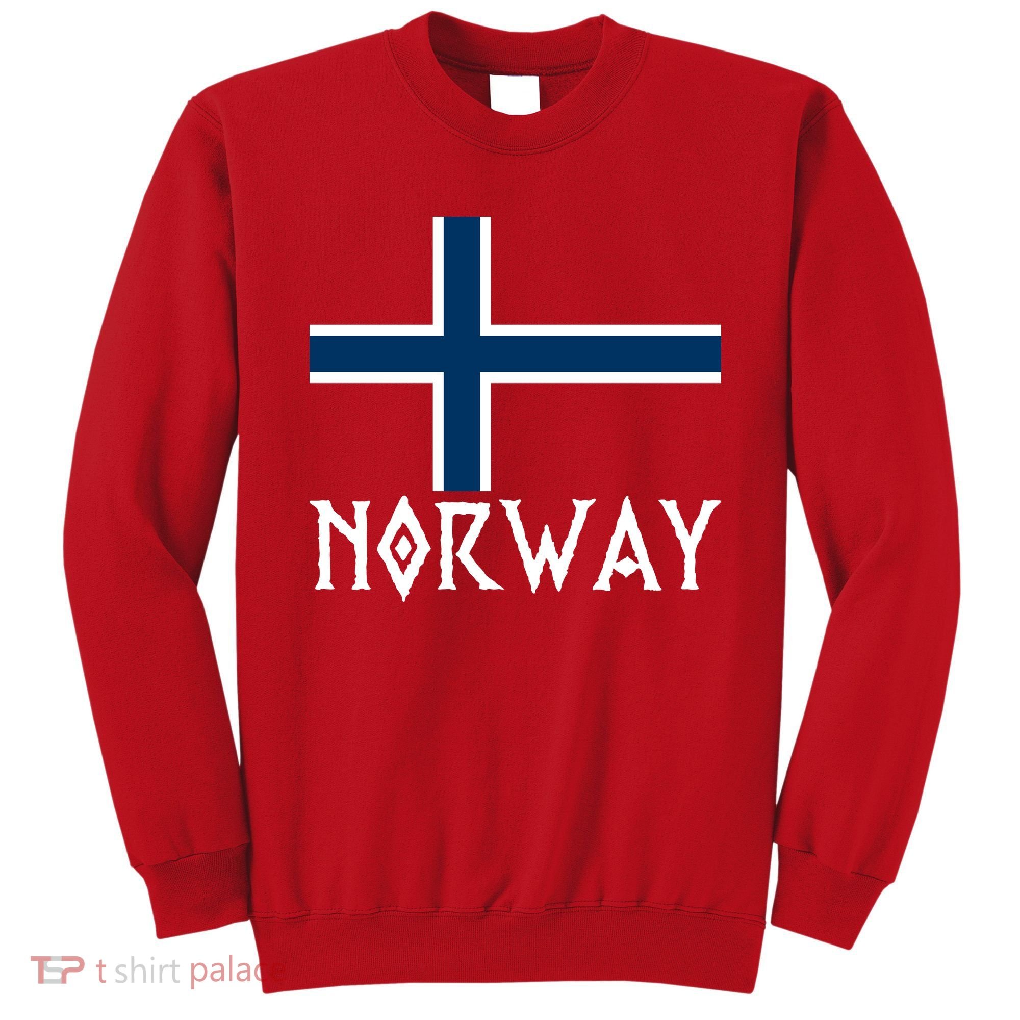 Norway Flag Proud Norwegians Soccer Fan Sweatshirt