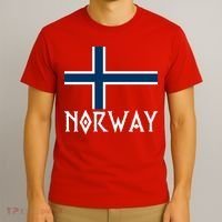Norway Flag Proud Norwegians Soccer Fan T-Shirt thumb 3