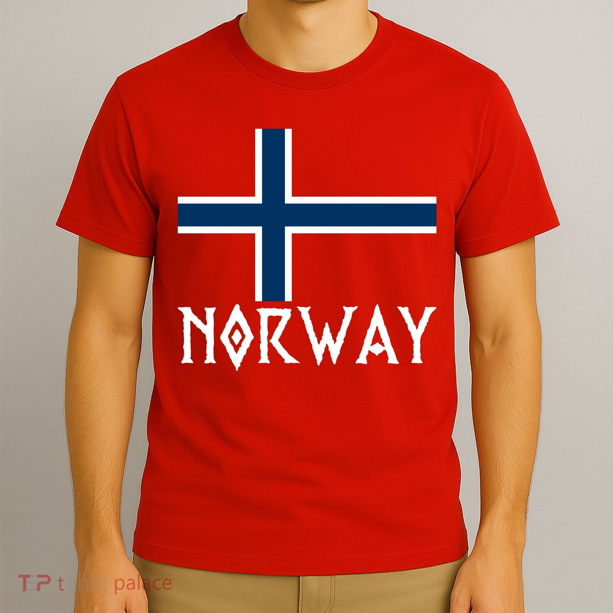 Norway Flag Proud Norwegians Soccer Fan T-Shirt