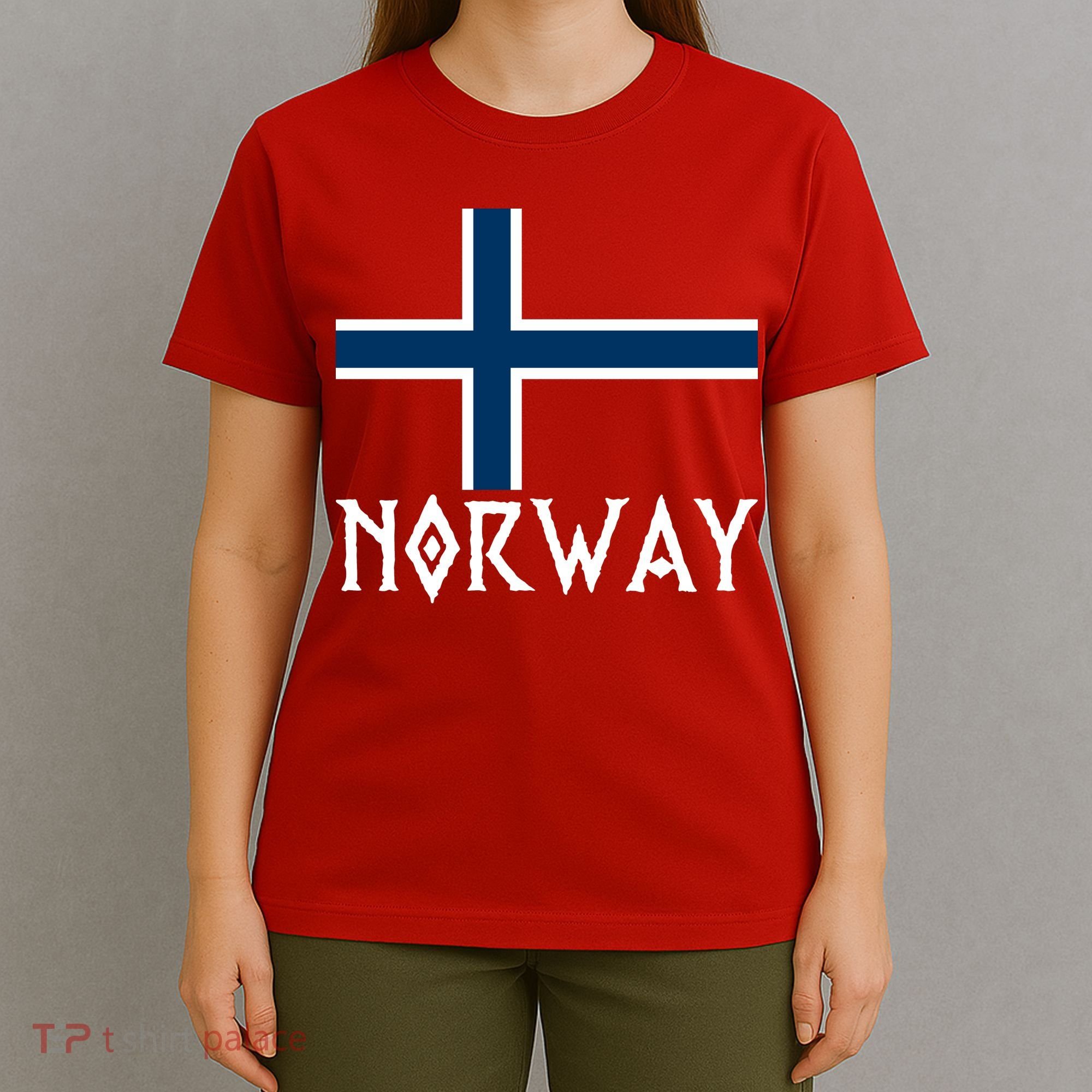 Norway Flag Proud Norwegians Soccer Fan T-Shirt