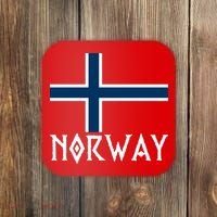 Norway Flag Proud Norwegians Soccer Fan Coaster thumb 0