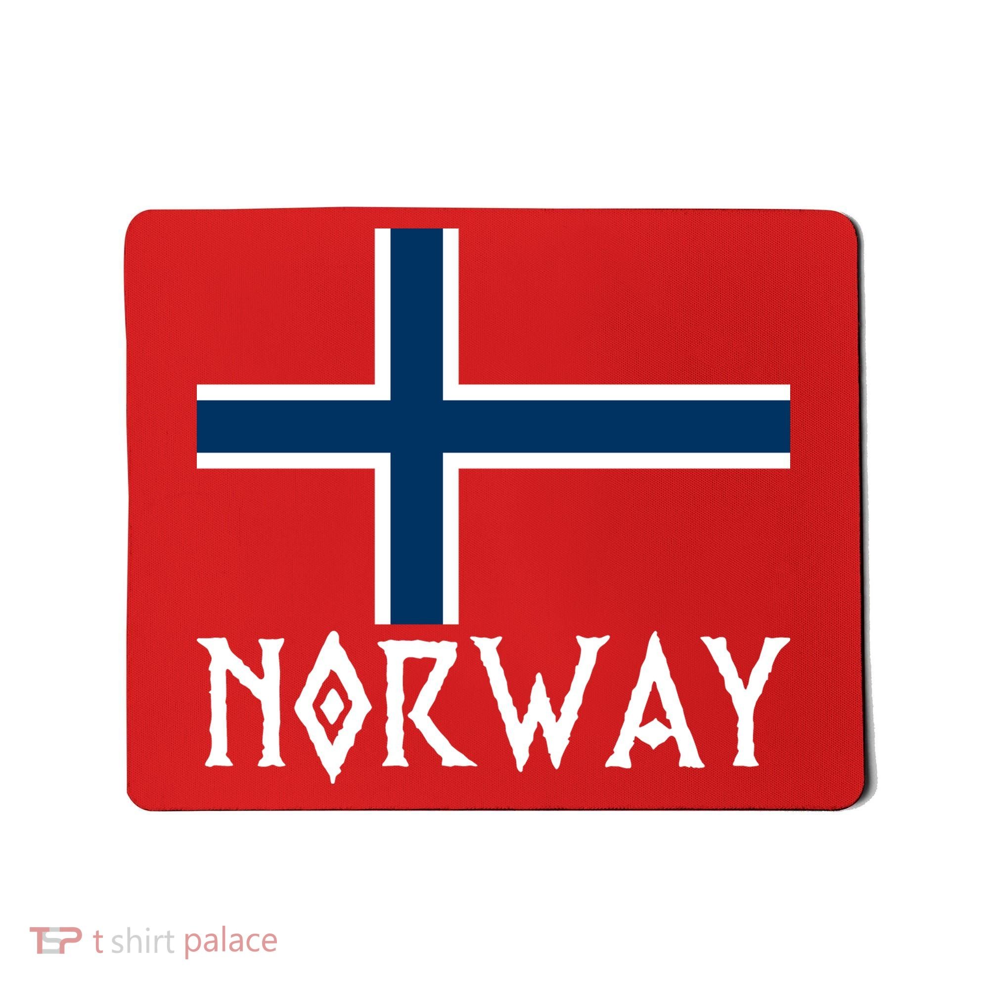 Norway Flag Proud Norwegians Soccer Fan Mousepad