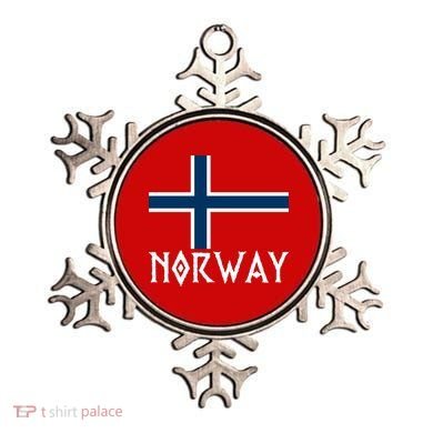 Norway Flag Proud Norwegians Soccer Fan Ornament