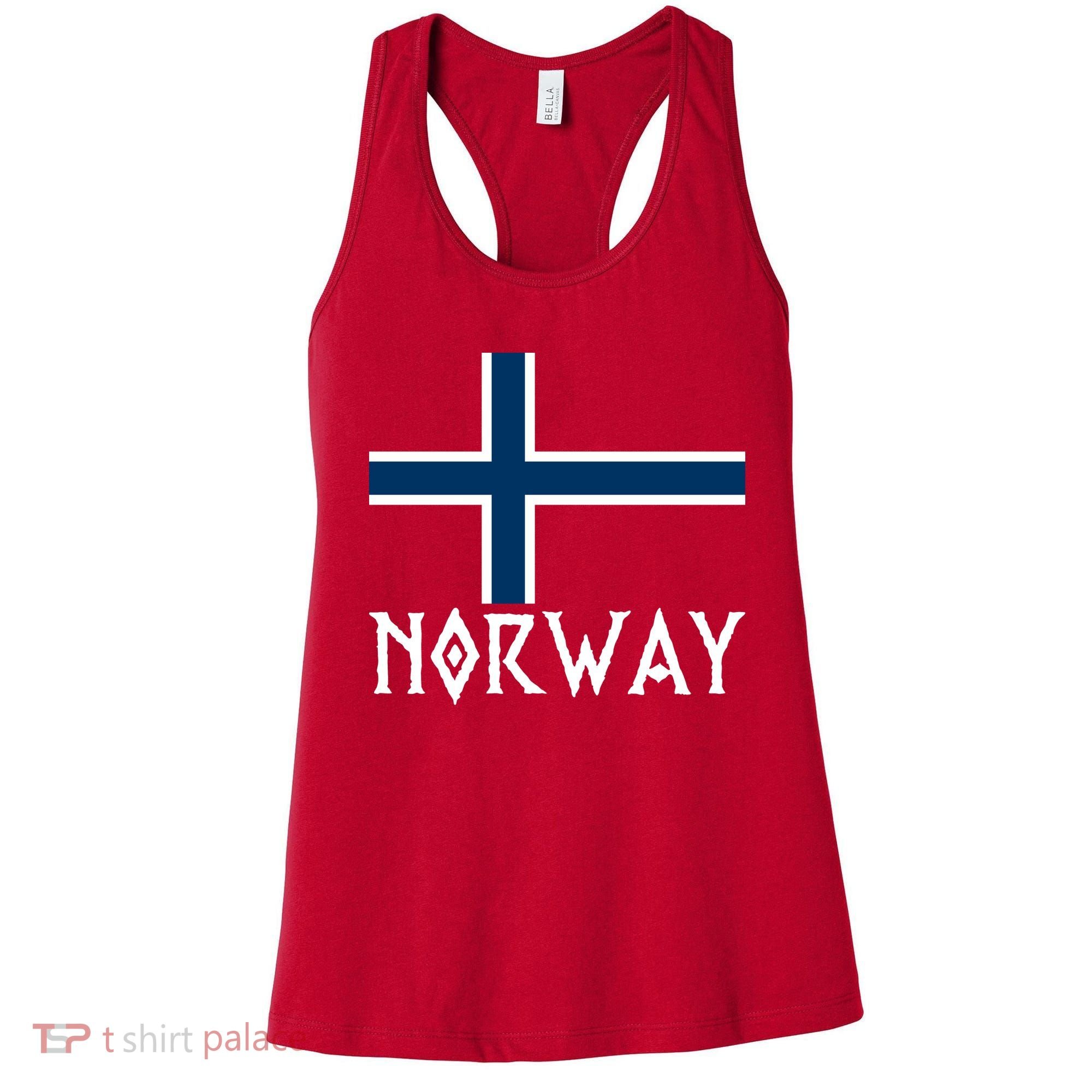 Norway Flag Proud Norwegians Soccer Fan Women's Tank Top