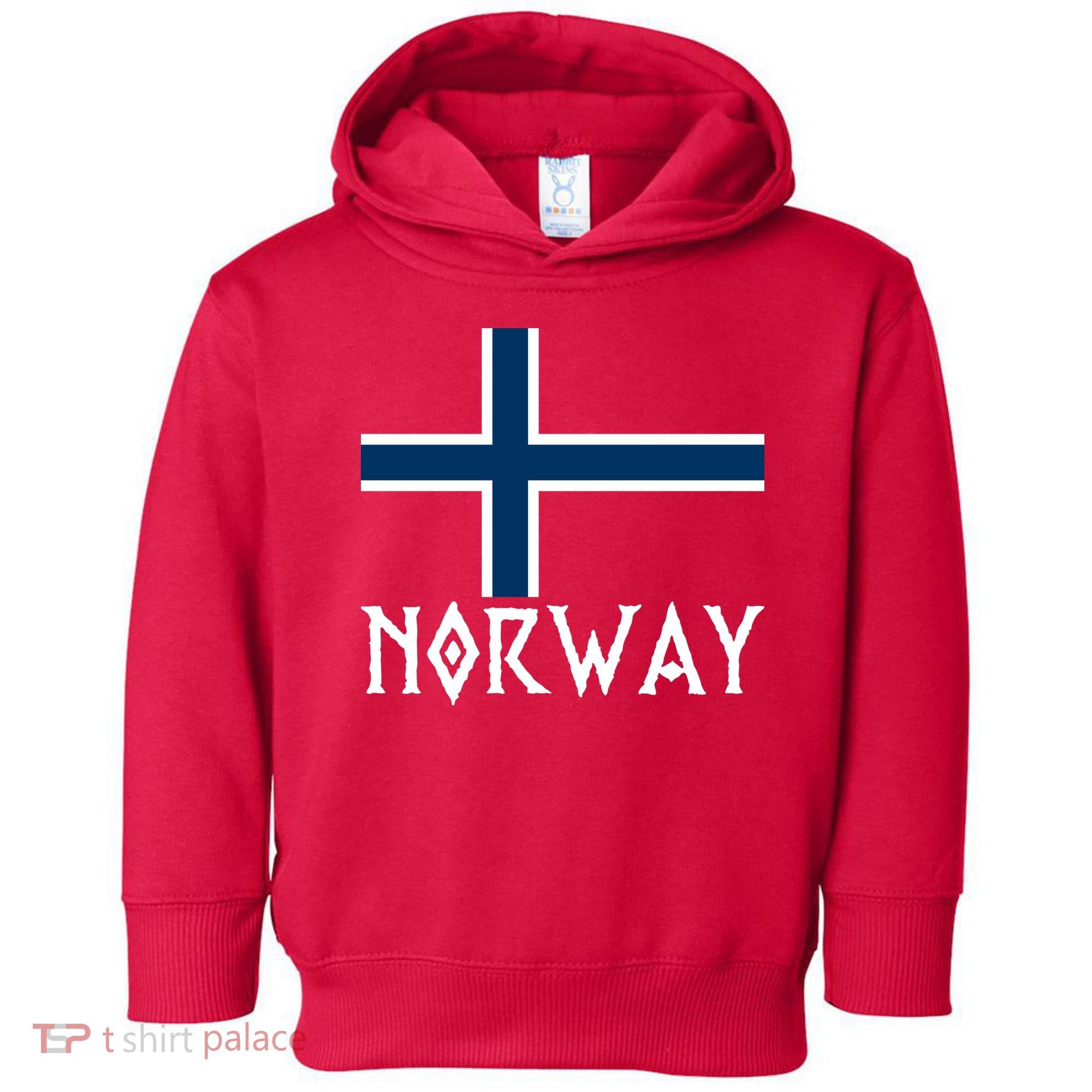 Norway Flag Proud Norwegians Soccer Fan Toddler Hoodie