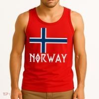 Norway Flag Proud Norwegians Soccer Fan Tank Top thumb 3