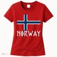 Norway Flag Proud Norwegians Soccer Fan Women's T-Shirt thumb 0