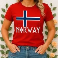Norway Flag Proud Norwegians Soccer Fan Women's T-Shirt thumb 2