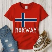 Norway Flag Proud Norwegians Soccer Fan Women's T-Shirt thumb 3