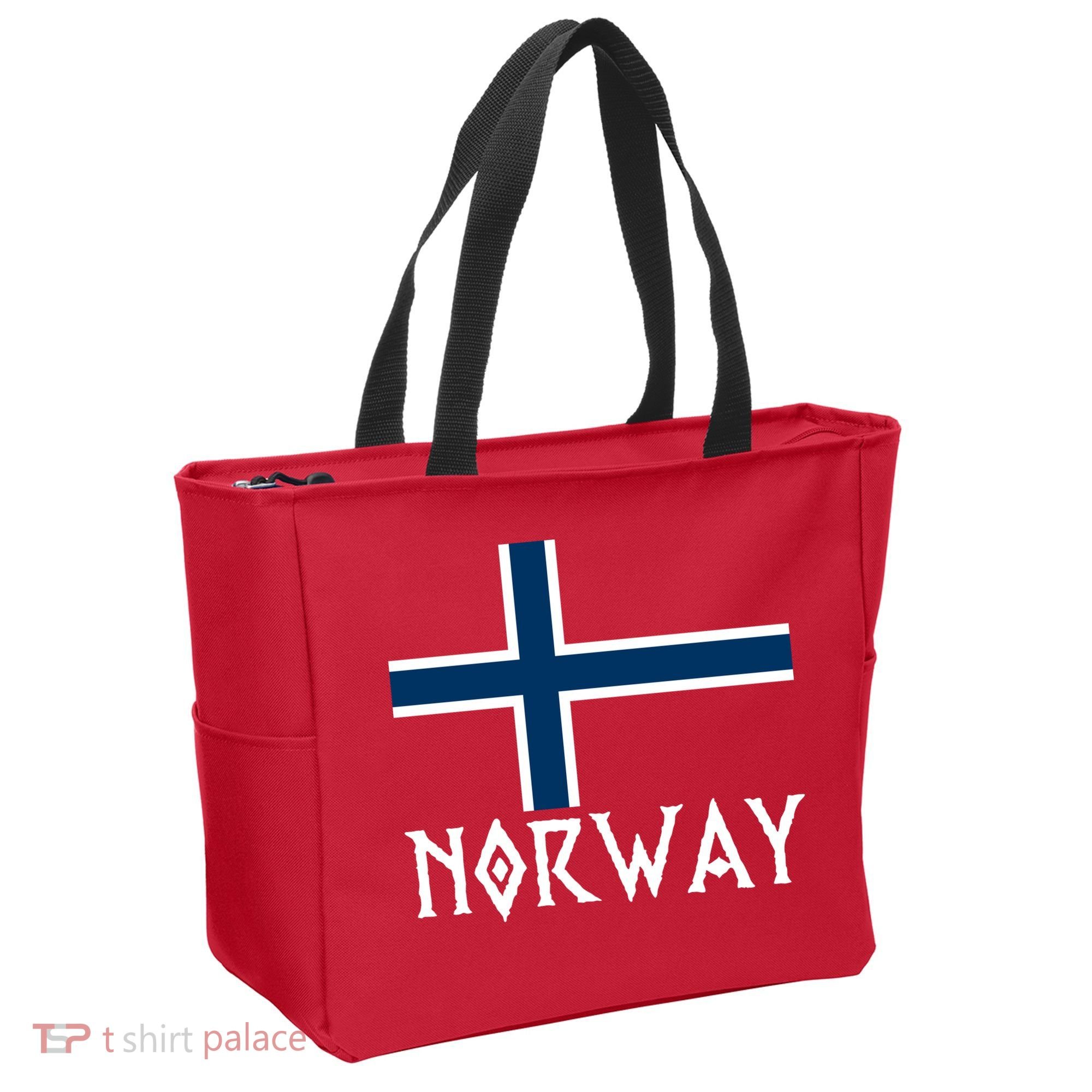 Norway Flag Proud Norwegians Soccer Fan Tote Bag
