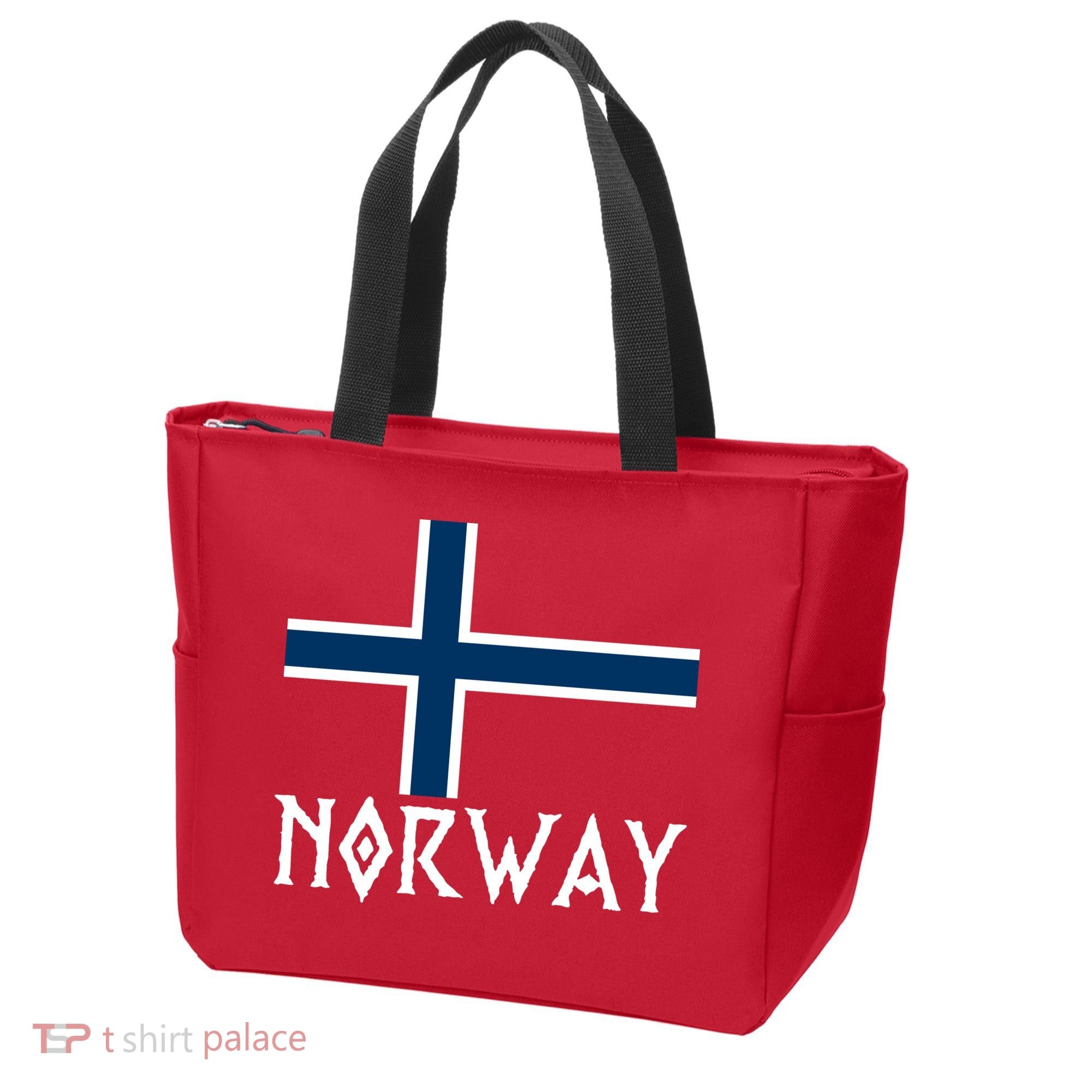 Norway Flag Proud Norwegians Soccer Fan Tote Bag