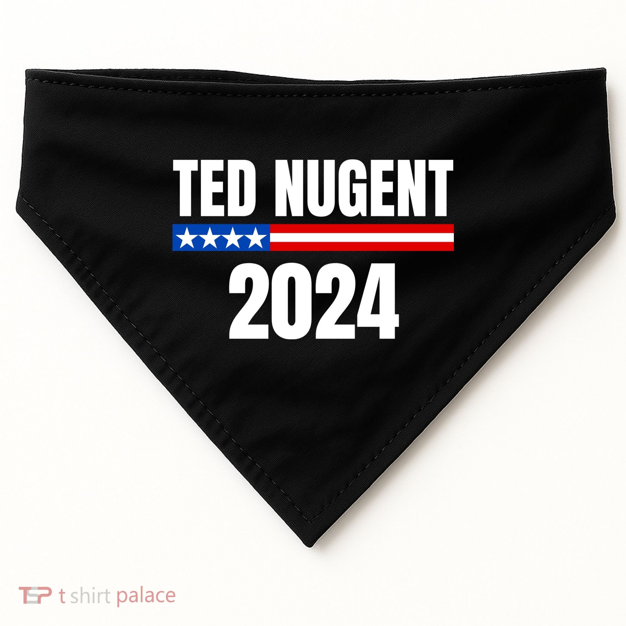 Nugent For President 2024 USA-Made Doggie Bandana
