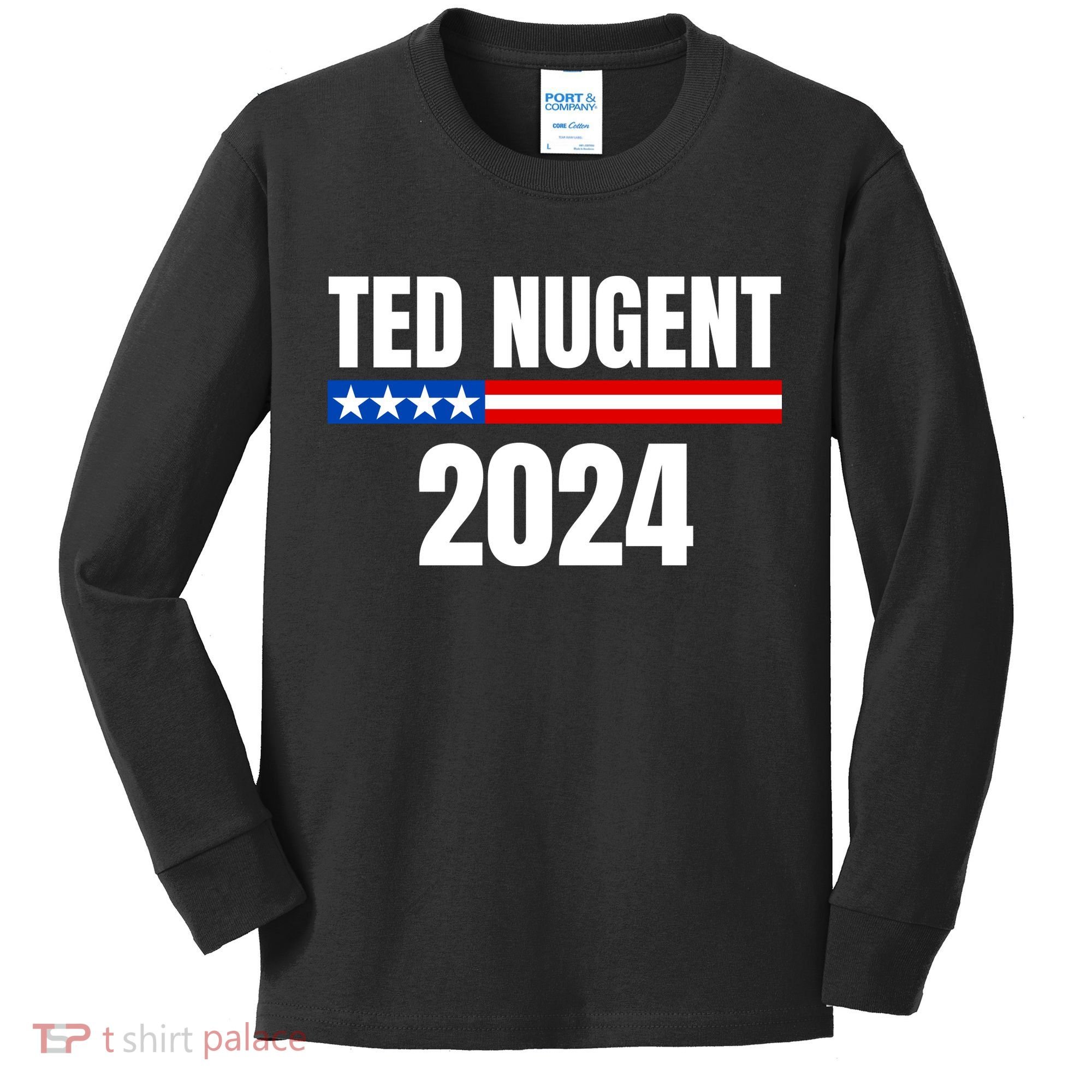 Nugent For President 2024 Kids Long Sleeve Shirt
