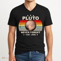 Never Forget Pluto V-Neck T-Shirt thumb 2