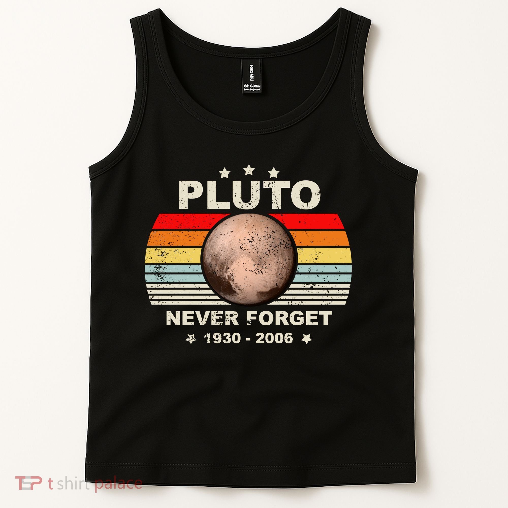 Never Forget Pluto Tank Top