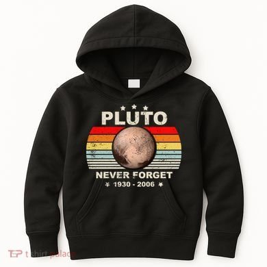 Never Forget Pluto Kids Hoodie