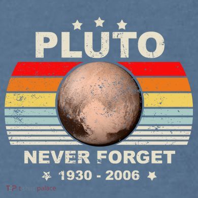 Never Forget Pluto Comfort Colors Garment-Dyed Hooded Sweatshirt