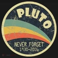 Never Forget Planet Pluto Retro Vintage Women's Hoodie thumb 2