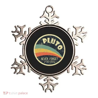 Never Forget Planet Pluto Retro Vintage Ornament