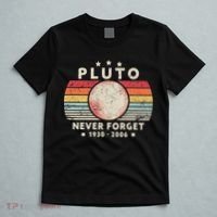 Never Forget Pluto Shirt. Retro Style Funny Space, Science T-Shirt thumb 5