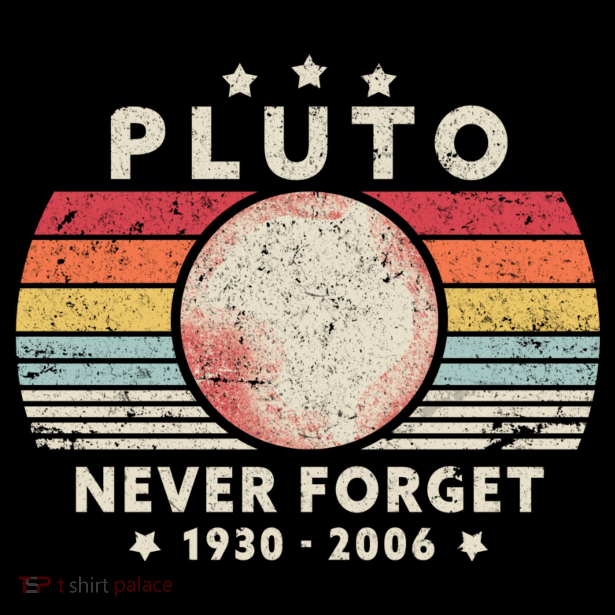 Never Forget Pluto Shirt. Retro Style Funny Space, Science Tote Bag