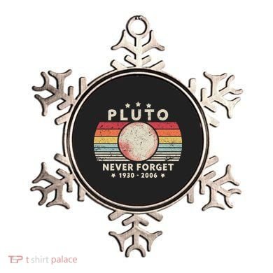 Never Forget Pluto Shirt. Retro Style Funny Space, Science Ornament