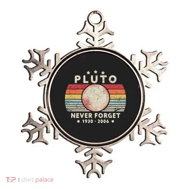 Never Forget Pluto Shirt. Retro Style Funny Space, Science Ornament