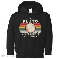 Never Forget Pluto Shirt. Retro Style Funny Space, Science Toddler Hoodie thumb 0