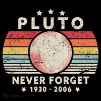 Never Forget Pluto Shirt. Retro Style Funny Space, Science Toddler Hoodie thumb 2