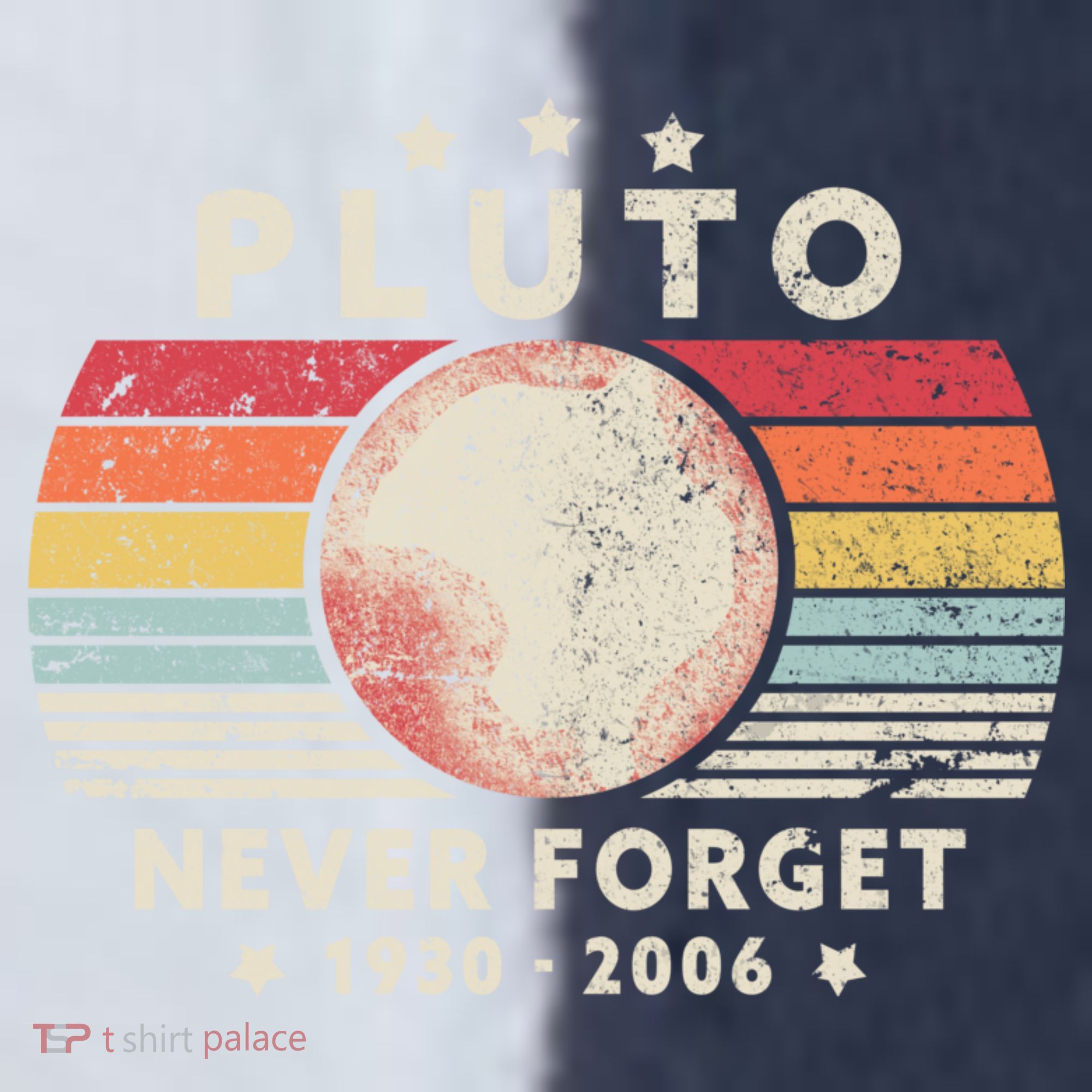 Never Forget Pluto Shirt. Retro Style Funny Space, Science Sport-Tek Competitor United Soccer Jersey