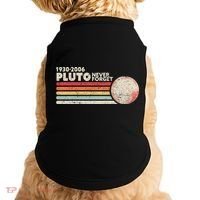 Never Forget Pluto Retro Science Gift Doggie Tank thumb 0