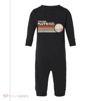 Never Forget Pluto Retro Science Gift Infant Fleece One Piece thumb 0