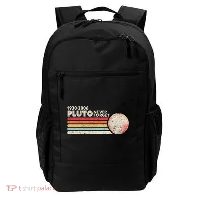 Never Forget Pluto Retro Science Gift Backpack