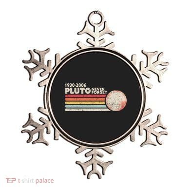 Never Forget Pluto Retro Science Gift Ornament