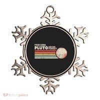 Never Forget Pluto Retro Science Gift Ornament thumb 0