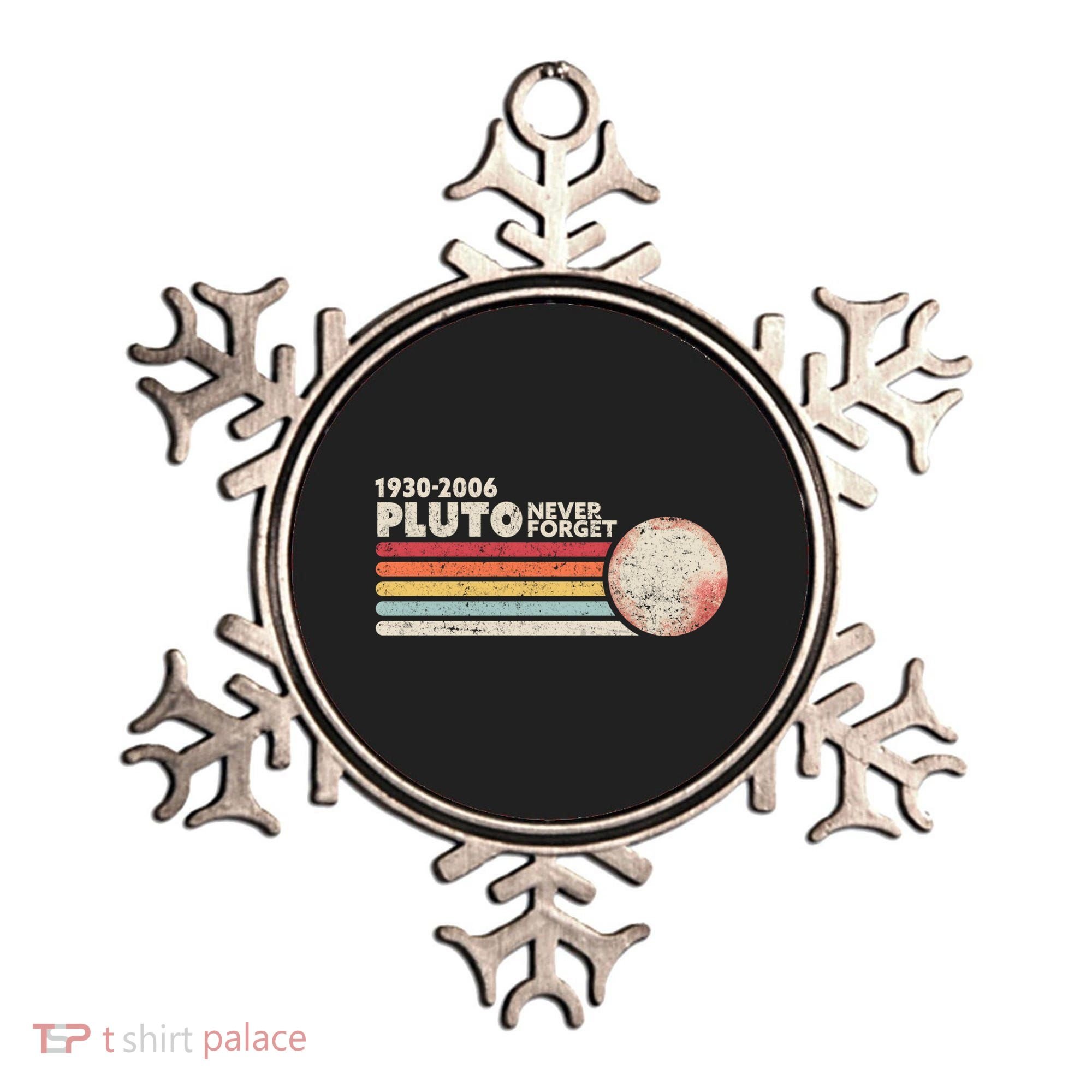 Never Forget Pluto Retro Science Gift Ornament